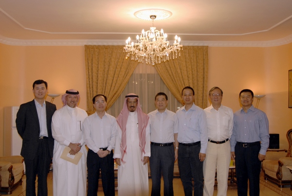 Chairman of Saudi Chinese Business Coucil visited contact office of Chinese Enterprises in KSA
