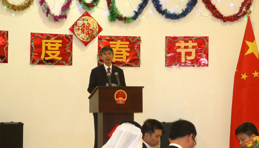 驻沙特使馆举行2019年新春招待会