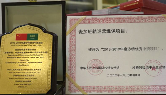 2018-2019年度优秀中资项目特别报道|轻轨巨龙在圣城腾飞